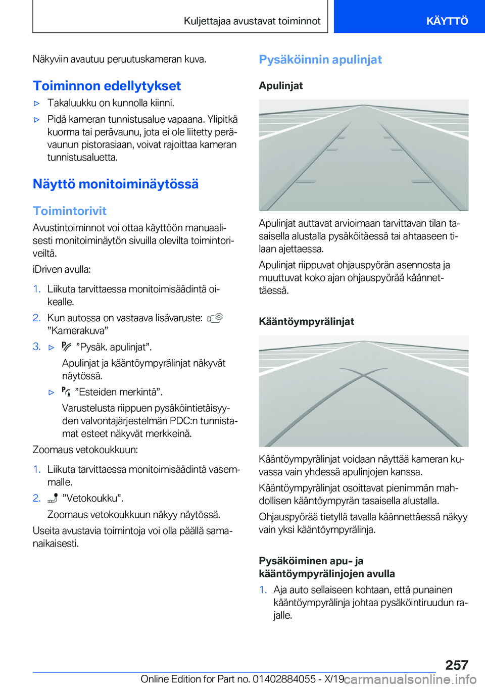 BMW 7 SERIES 2020  Omistajan Käsikirja (in Finnish) �N�