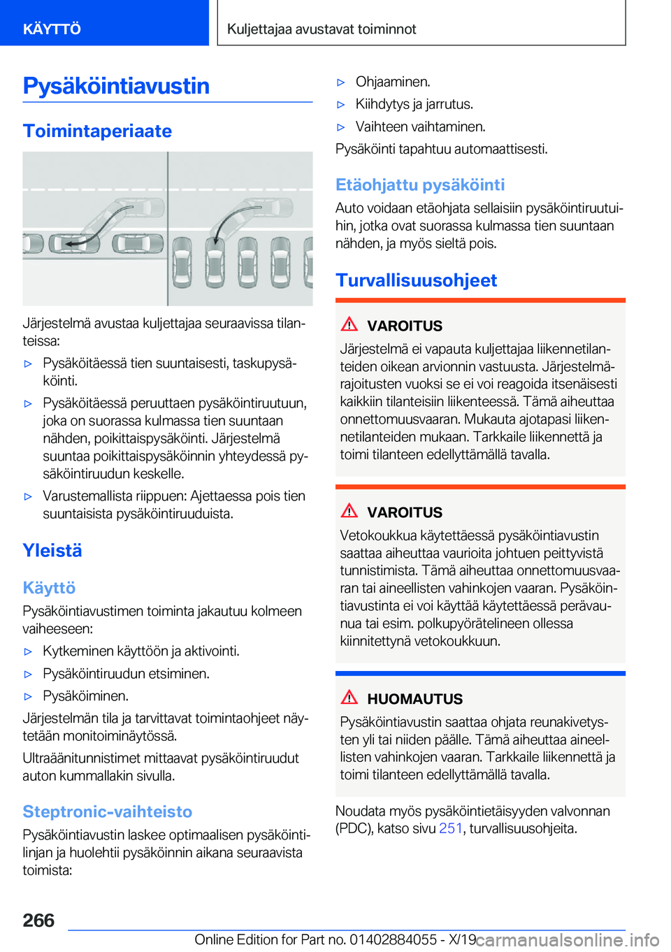 BMW 7 SERIES 2020  Omistajan Käsikirja (in Finnish) �P�y�s�