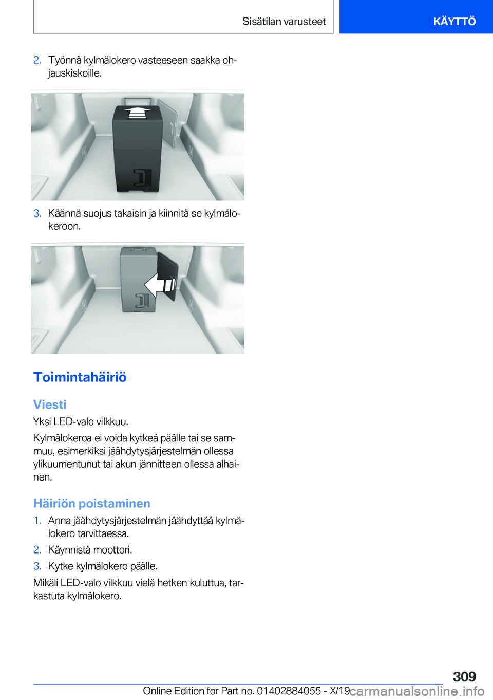 BMW 7 SERIES 2020  Omistajan Käsikirja (in Finnish) �2�.�T�y�