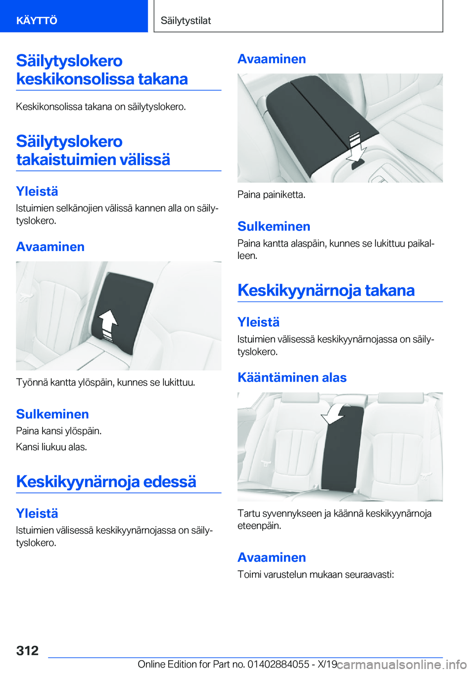 BMW 7 SERIES 2020  Omistajan Käsikirja (in Finnish) �S�