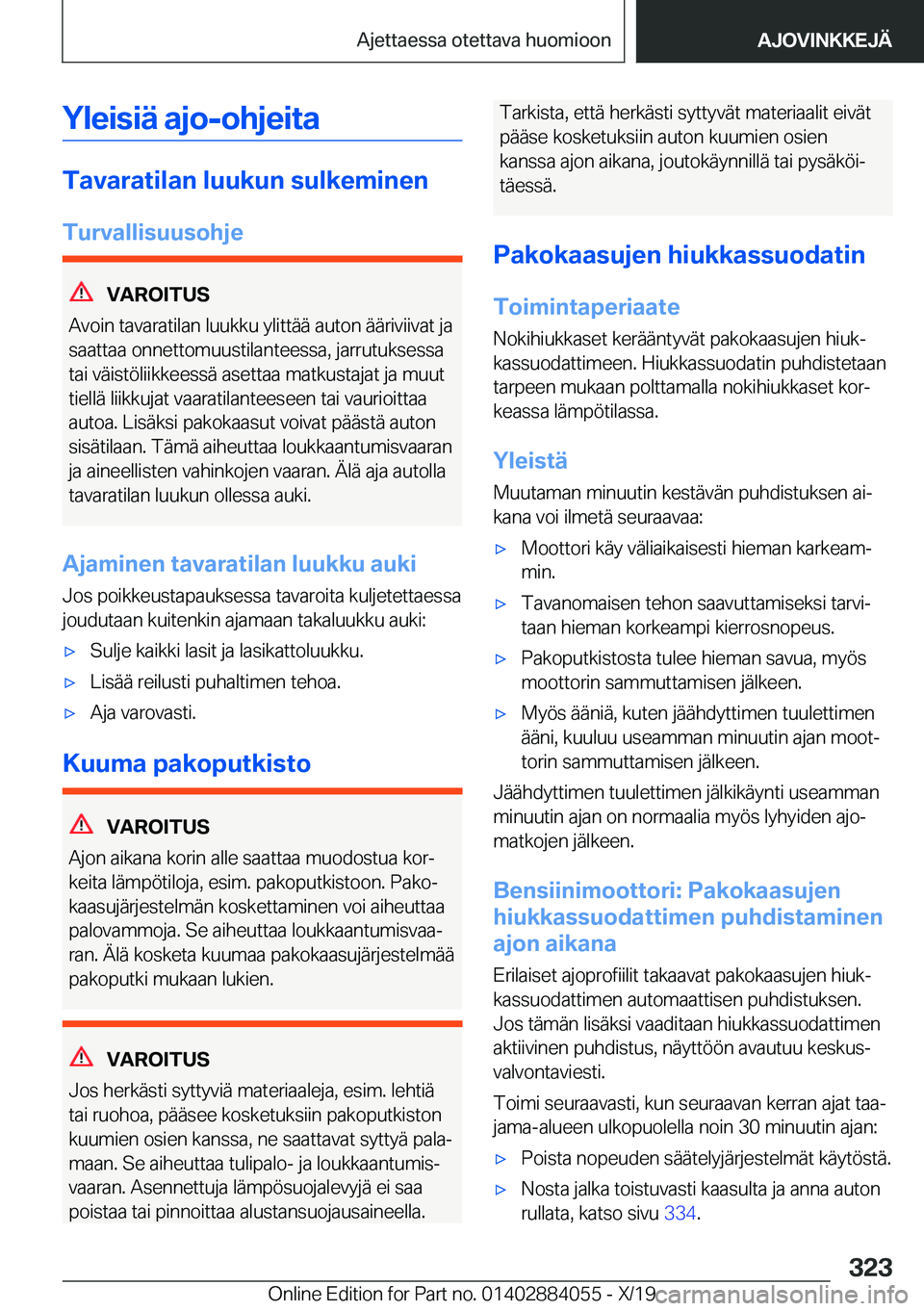 BMW 7 SERIES 2020  Omistajan Käsikirja (in Finnish) �Y�l�e�i�s�i�