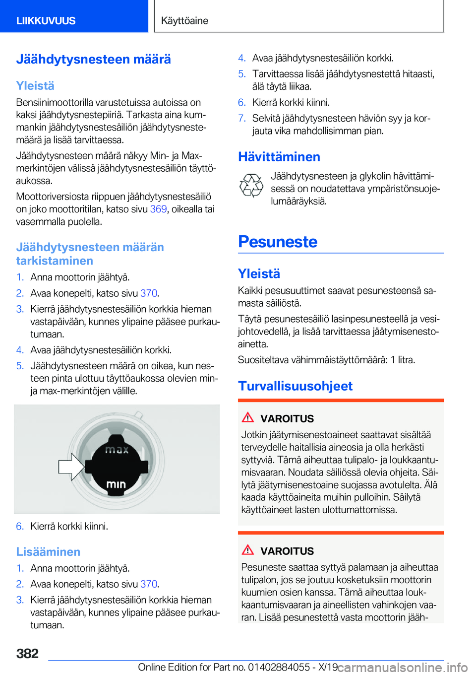 BMW 7 SERIES 2020  Omistajan Käsikirja (in Finnish) �J�