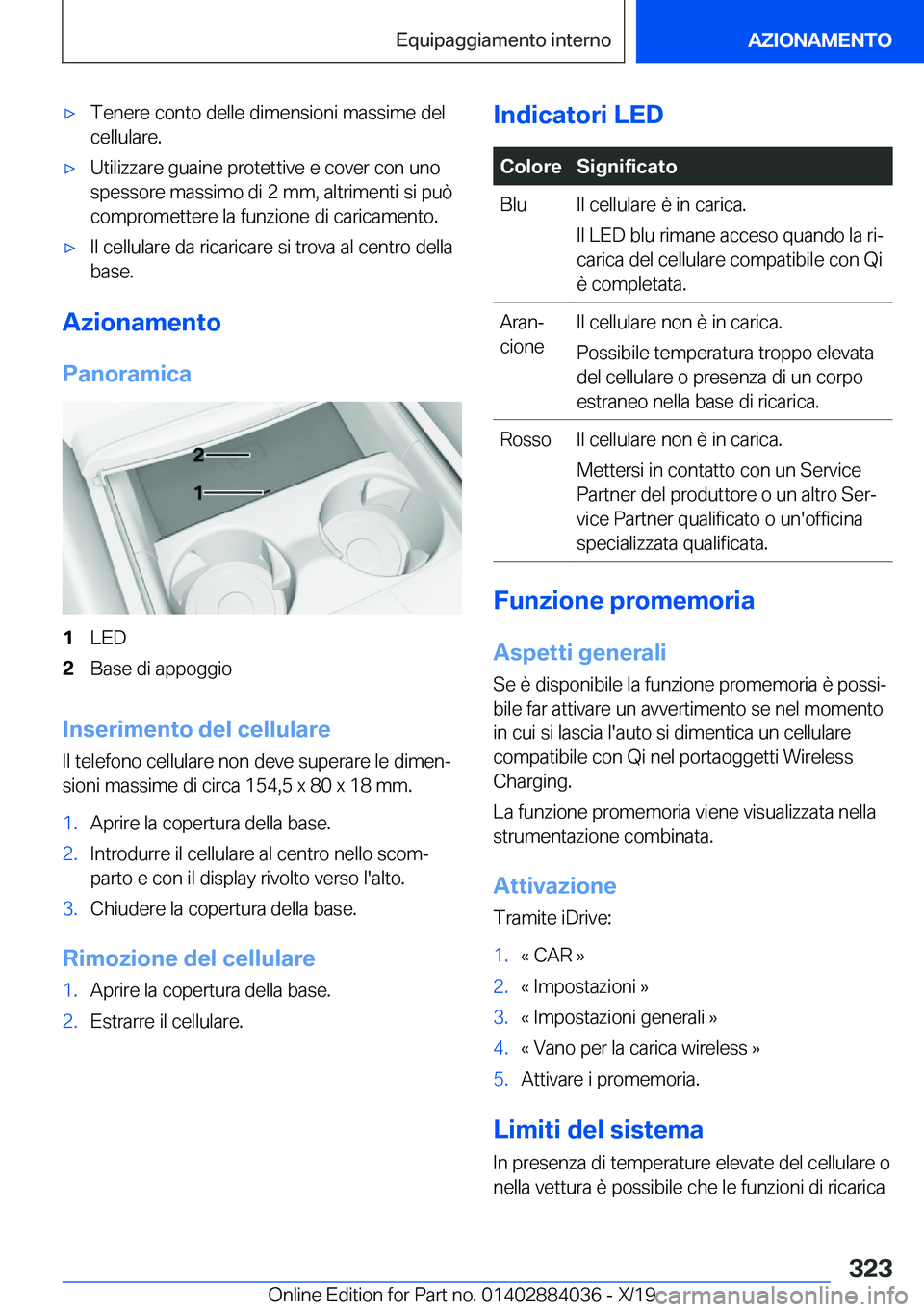 BMW 7 SERIES 2020  Libretti Di Uso E manutenzione (in Italian) 'x�T�e�n�e�r�e��c�o�n�t�o��d�e�l�l�e��d�i�m�e�n�s�i�o�n�i��m�a�s�s�i�m�e��d�e�l
�c�e�l�l�u�l�a�r�e�.'x�U�t�i�l�i�z�z�a�r�e��g�u�a�i�n�e��p�r�o�t�e�t�t�i�v�e��e��c�o�v�e�r��c�o�n��u�
