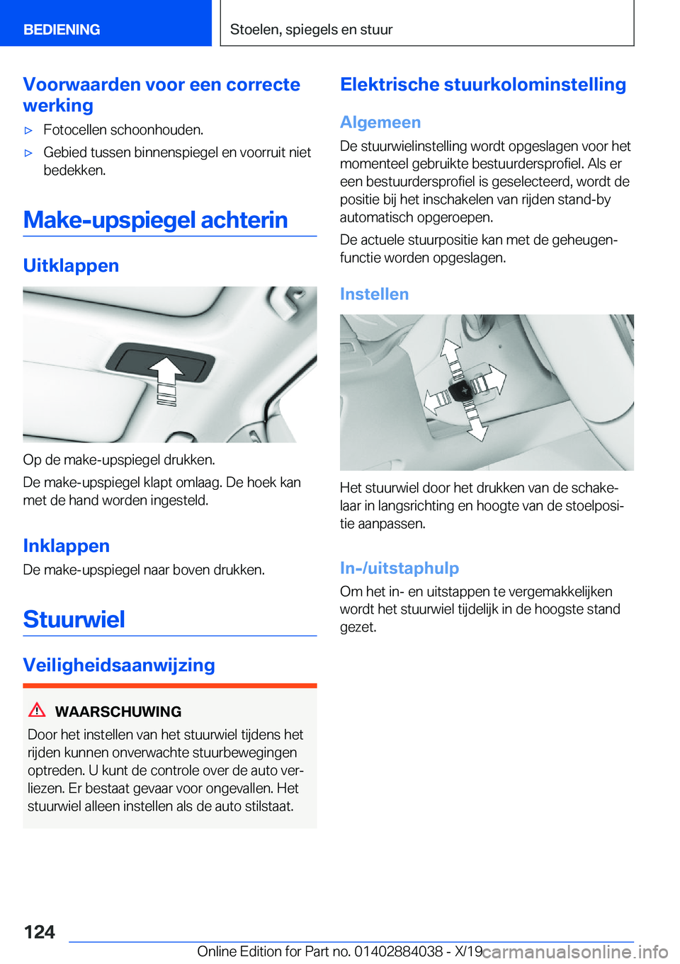 BMW 7 SERIES 2020  Instructieboekjes (in Dutch) �V�o�o�r�w�a�a�r�d�e�n��v�o�o�r��e�e�n��c�o�r�r�e�c�t�e
�w�e�r�k�i�n�g'x�F�o�t�o�c�e�l�l�e�n��s�c�h�o�o�n�h�o�u�d�e�n�.'x�G�e�b�i�e�d��t�u�s�s�e�n��b�i�n�n�e�n�s�p�i�e�g�e�l��e�n��v�o�