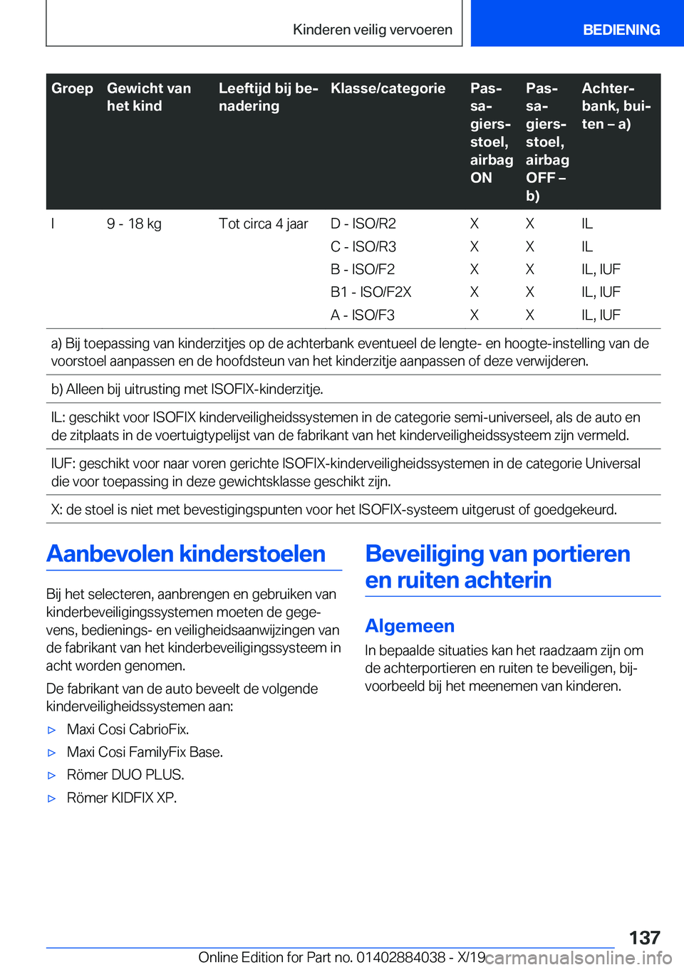 BMW 7 SERIES 2020  Instructieboekjes (in Dutch) �G�r�o�e�p�G�e�w�i�c�h�t��v�a�n
�h�e�t��k�i�n�d�L�e�e�f�t�i�j�d��b�i�j��b�ej
�n�a�d�e�r�i�n�g�K�l�a�s�s�e�/�c�a�t�e�g�o�r�i�e�P�a�sj
�s�aj
�g�i�e�r�sj
�s�t�o�e�l�,
�a�i�r�b�a�g
�O�N�P�a�sj
�s