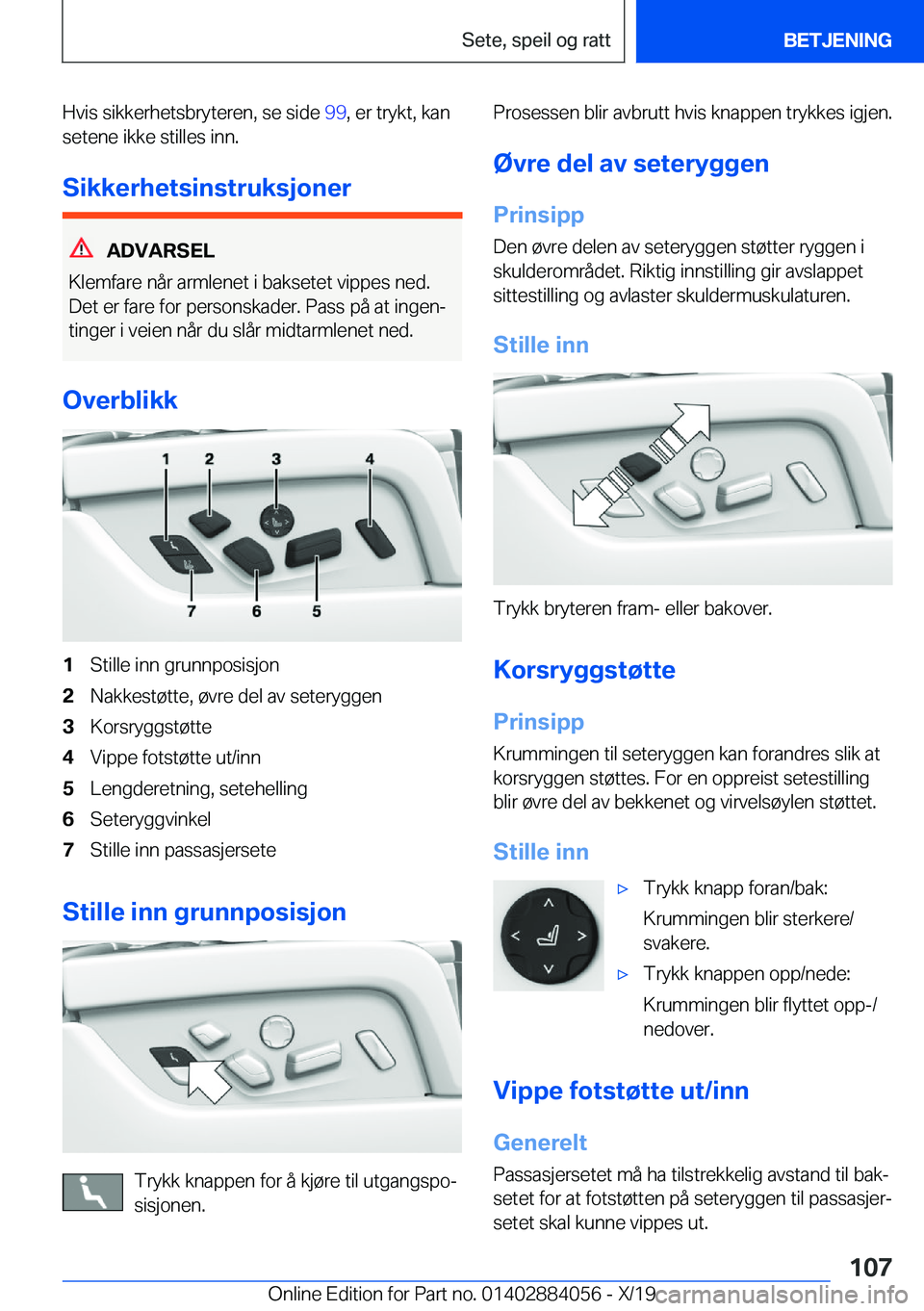 BMW 7 SERIES 2020  InstruksjonsbØker (in Norwegian) �H�v�i�s��s�i�k�k�e�r�h�e�t�s�b�r�y�t�e�r�e�n�,��s�e��s�i�d�e��9�9�,��e�r��t�r�y�k�t�,��k�a�n
�s�e�t�e�n�e��i�k�k�e��s�t�i�l�l�e�s��i�n�n�.
�S�i�k�k�e�r�h�e�t�s�i�n�s�t�r�u�k�s�j�o�n�e�r
�A�