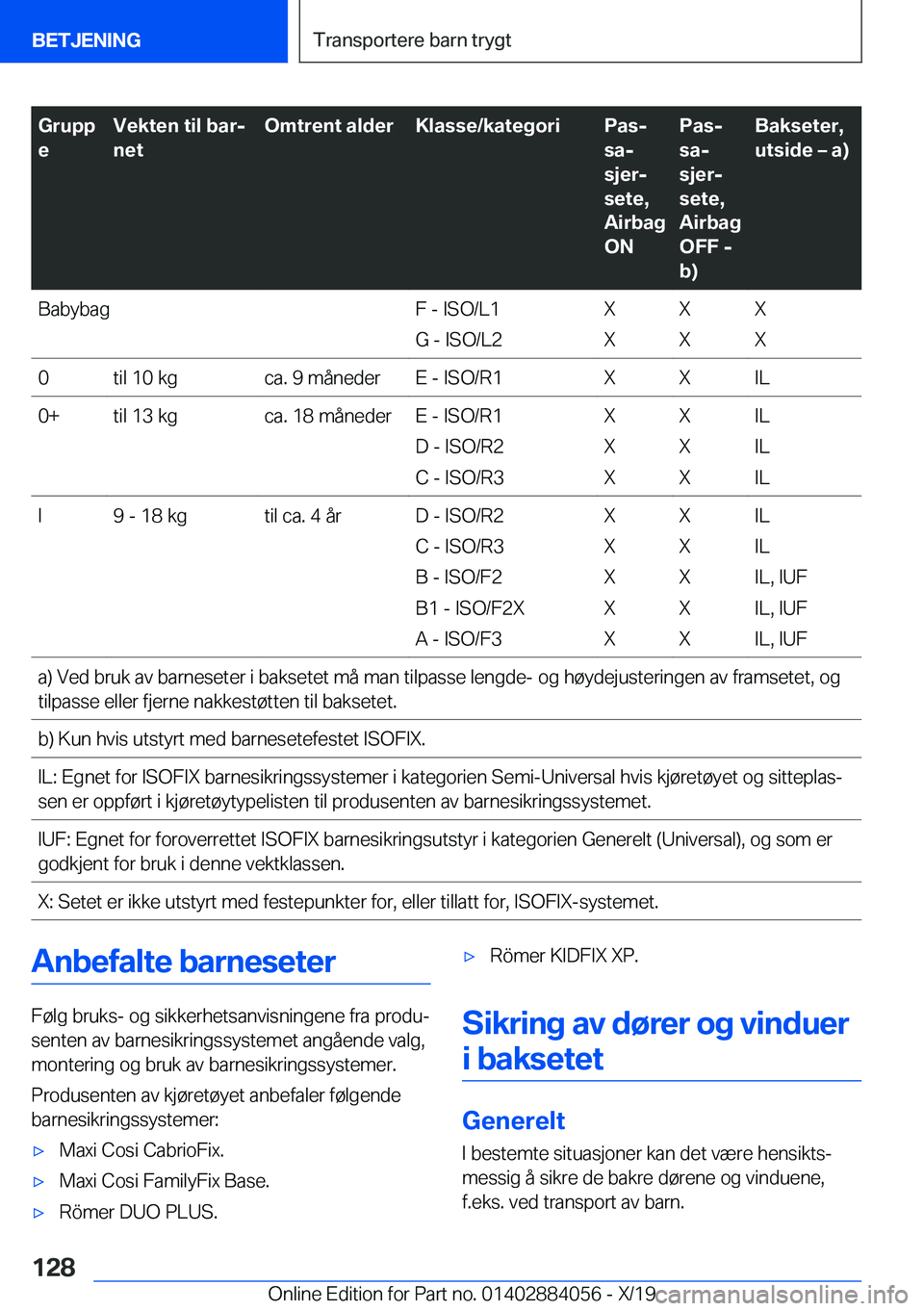 BMW 7 SERIES 2020  InstruksjonsbØker (in Norwegian) �G�r�u�p�p
�e�V�e�k�t�e�n��t�i�l��b�a�rj
�n�e�t�O�m�t�r�e�n�t��a�l�d�e�r�K�l�a�s�s�e�/�k�a�t�e�g�o�r�i�P�a�sj
�s�aj
�s�j�e�rj
�s�e�t�e�,
�A�i�r�b�a�g
�O�N�P�a�sj
�s�aj
�s�j�e�rj
�s�e�t�e�,
�