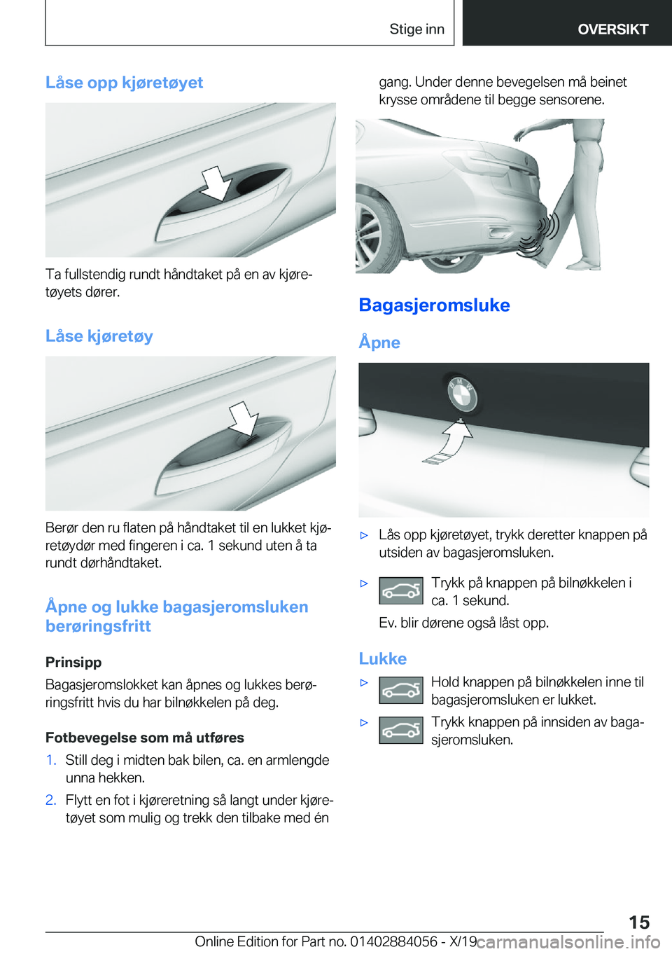 BMW 7 SERIES 2020  InstruksjonsbØker (in Norwegian) �L�å�s�e��o�p�p��k�j�
