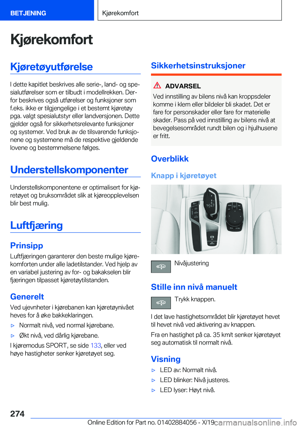 BMW 7 SERIES 2020  InstruksjonsbØker (in Norwegian) �K�j�