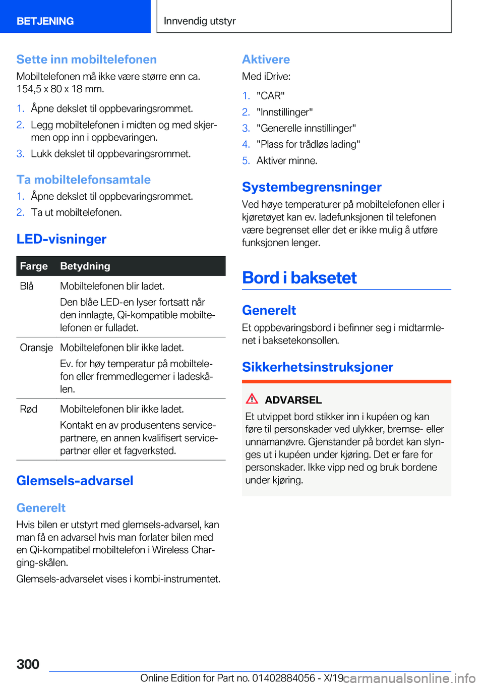 BMW 7 SERIES 2020  InstruksjonsbØker (in Norwegian) �S�e�t�t�e��i�n�n��m�o�b�i�l�t�e�l�e�f�o�n�e�n
�M�o�b�i�l�t�e�l�e�f�o�n�e�n��m�å��i�k�k�e��v�æ�r�e��s�t�