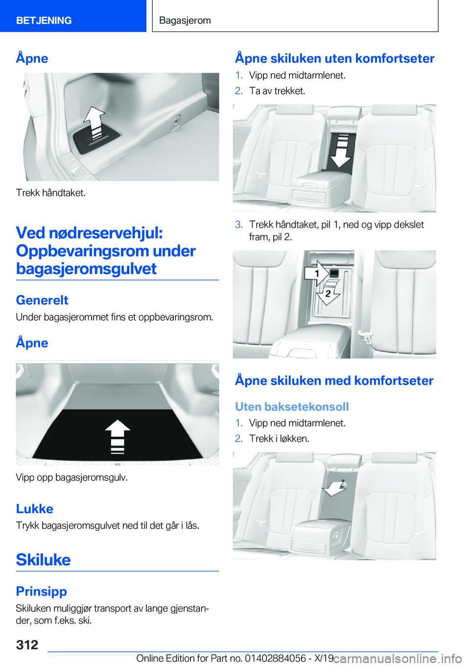 BMW 7 SERIES 2020  InstruksjonsbØker (in Norwegian) �