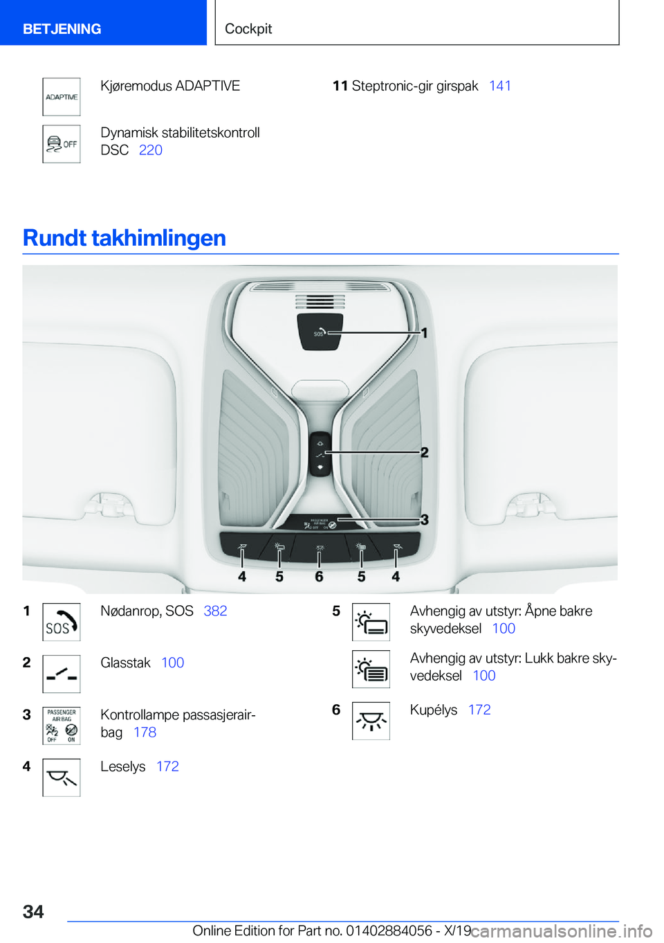 BMW 7 SERIES 2020  InstruksjonsbØker (in Norwegian) �K�j�
