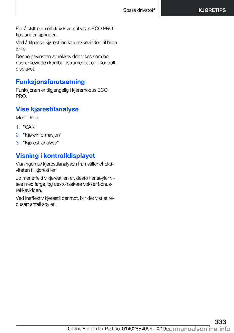 BMW 7 SERIES 2020  InstruksjonsbØker (in Norwegian) �F�o�r��å��s�t�