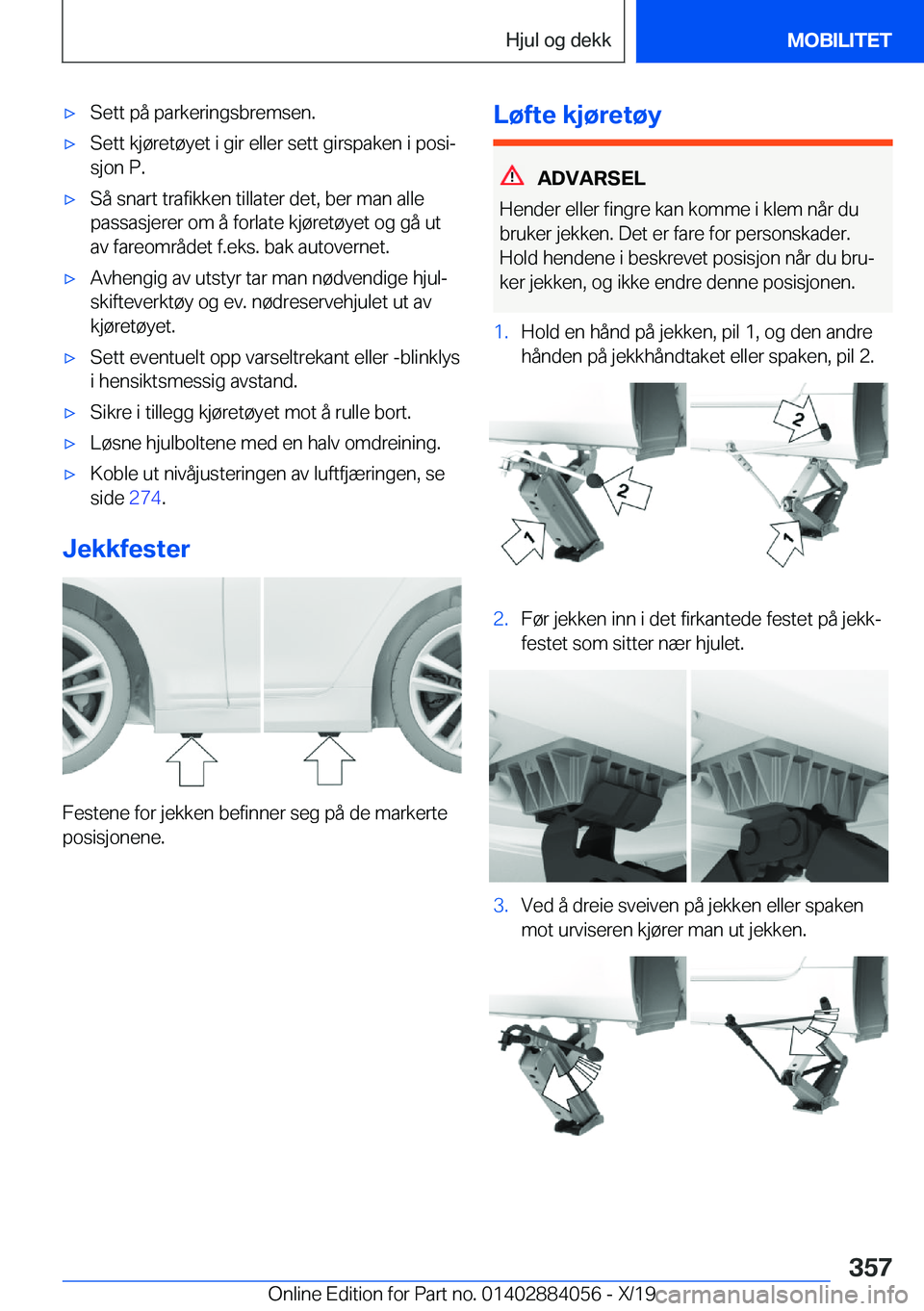 BMW 7 SERIES 2020  InstruksjonsbØker (in Norwegian) 'x�S�e�t�t��p�å��p�a�r�k�e�r�i�n�g�s�b�r�e�m�s�e�n�.'x�S�e�t�t��k�j�