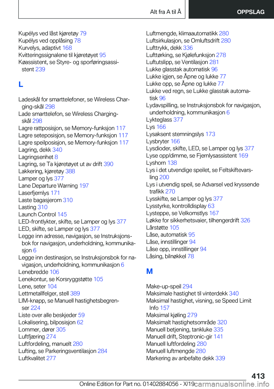 BMW 7 SERIES 2020  InstruksjonsbØker (in Norwegian) �K�u�p�