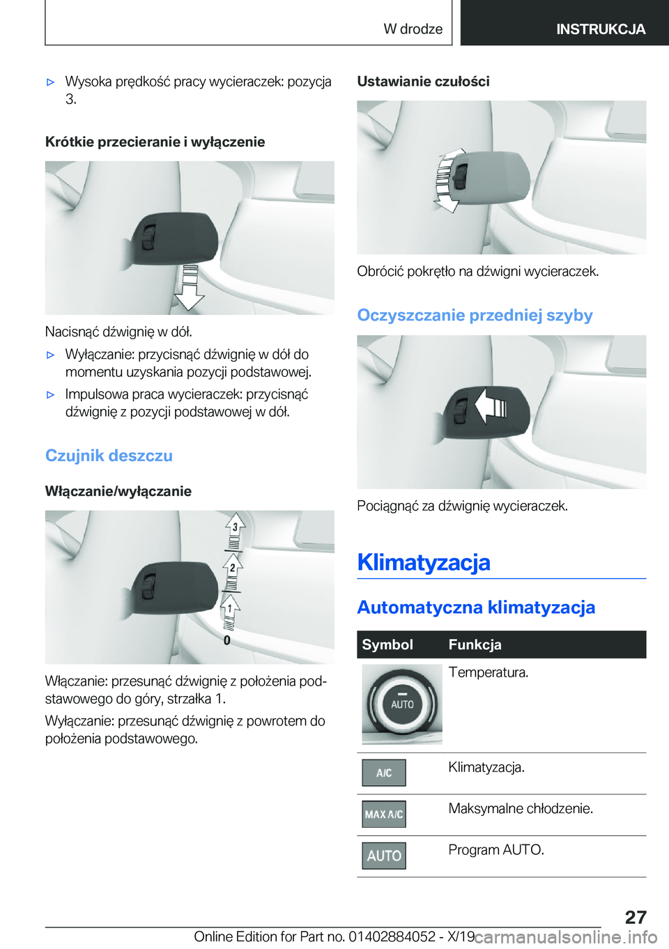 BMW 7 SERIES 2020  Instrukcja obsługi (in Polish) 'x�W�y�s�o�k�a��p�r�