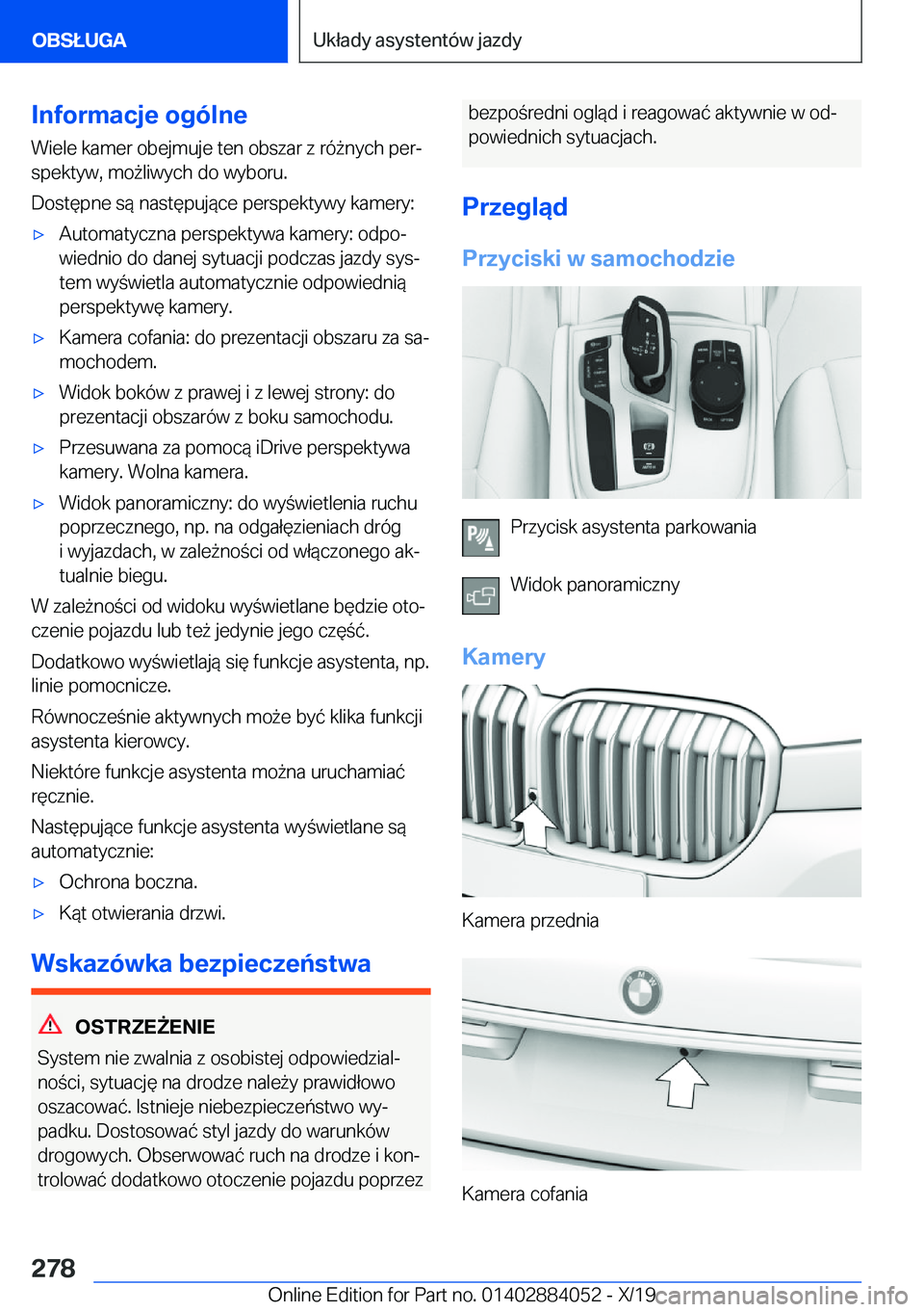 BMW 7 SERIES 2020  Instrukcja obsługi (in Polish) �I�n�f�o�r�m�a�c�j�e��o�g�