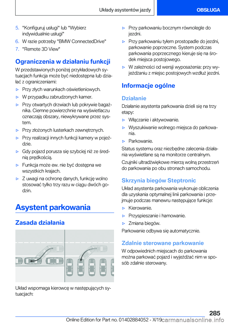 BMW 7 SERIES 2020  Instrukcja obsługi (in Polish) �5�.��K�o�n�f�i�g�u�r�u�j��u�s�ł�u�g�i���l�u�b���W�y�b�i�e�r�z
�i�n�d�y�w�i�d�u�a�l�n�i�e��u�s�ł�u�g�i��6�.�W��r�a�z�i�e��p�o�t�r�z�e�b�y���B�M�W��C�o�n�n�e�c�t�e�d�D�r�i�v�e��7�.��R�