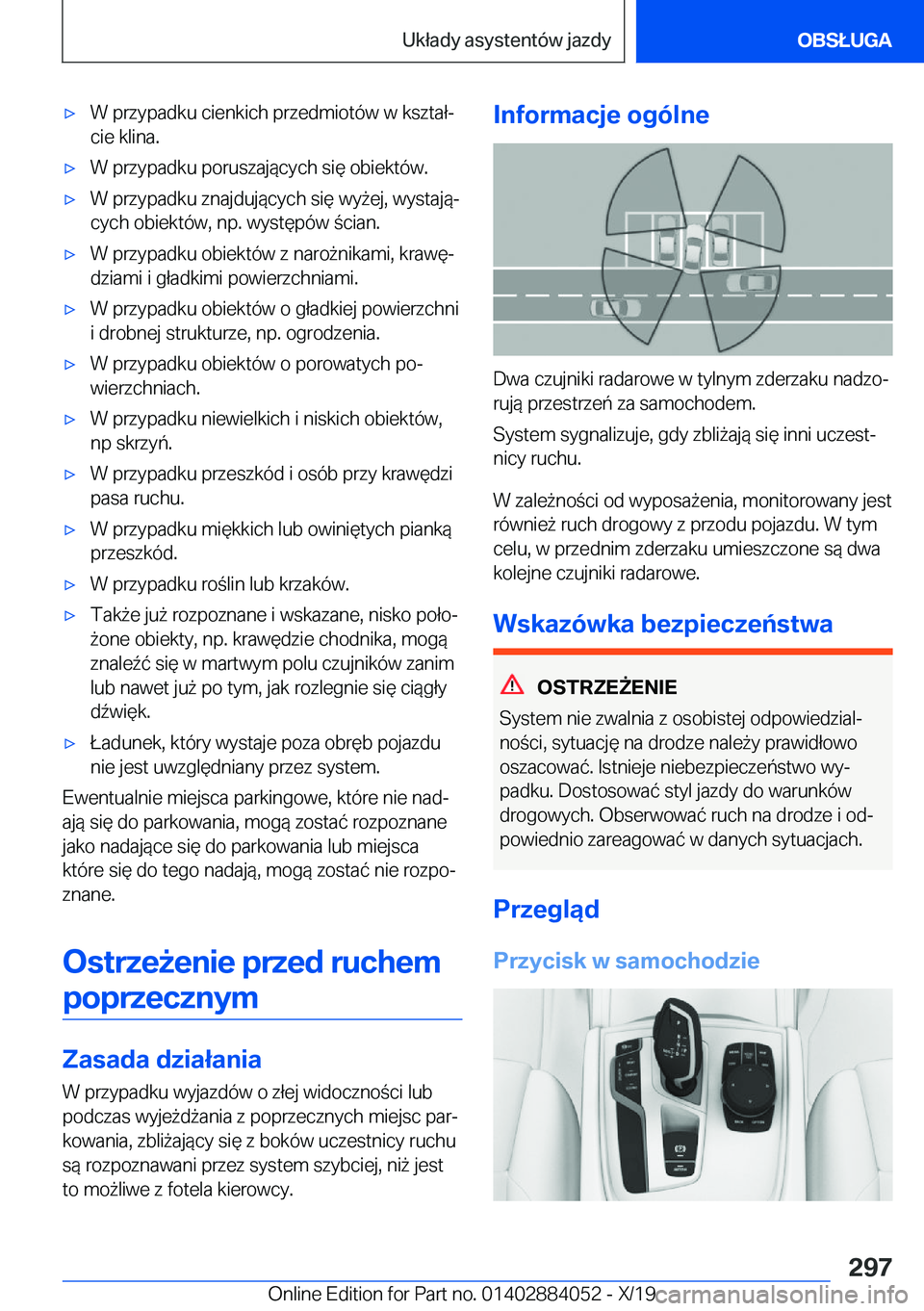 BMW 7 SERIES 2020  Instrukcja obsługi (in Polish) 'x�W��p�r�z�y�p�a�d�k�u��c�i�e�n�k�i�c�h��p�r�z�e�d�m�i�o�t�