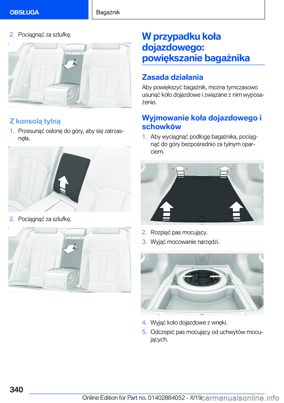BMW 7 SERIES 2020  Instrukcja obsługi (in Polish) �2�.�P�o�c�i�