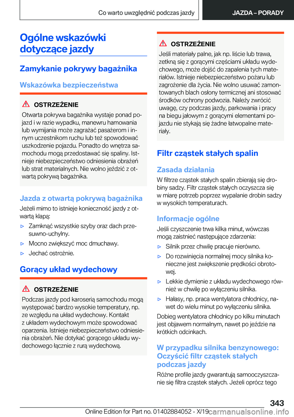 BMW 7 SERIES 2020  Instrukcja obsługi (in Polish) �O�g�