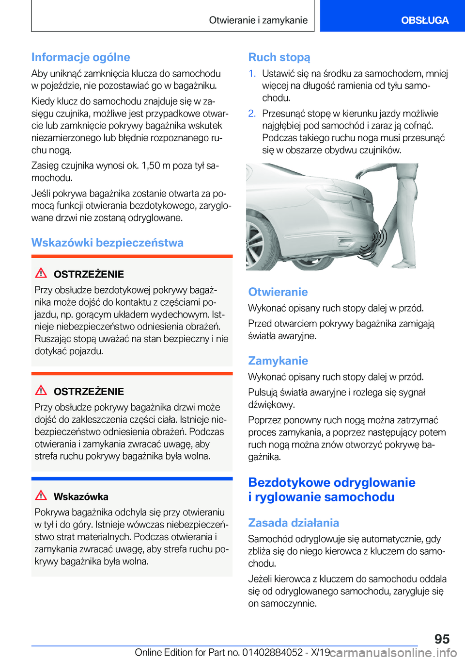 BMW 7 SERIES 2020  Instrukcja obsługi (in Polish) �I�n�f�o�r�m�a�c�j�e��o�g�