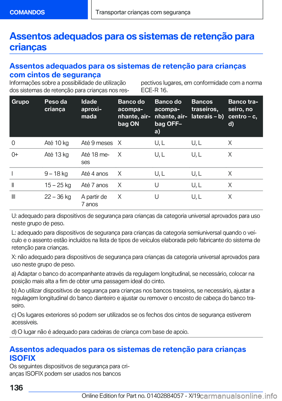BMW 7 SERIES 2020  Manual do condutor (in Portuguese) �A�s�s�e�n�t�o�s��a�d�e�q�u�a�d�o�s��p�a�r�a��o�s��s�i�s�t�e�m�a�s��d�e��r�e�t�e�n�
