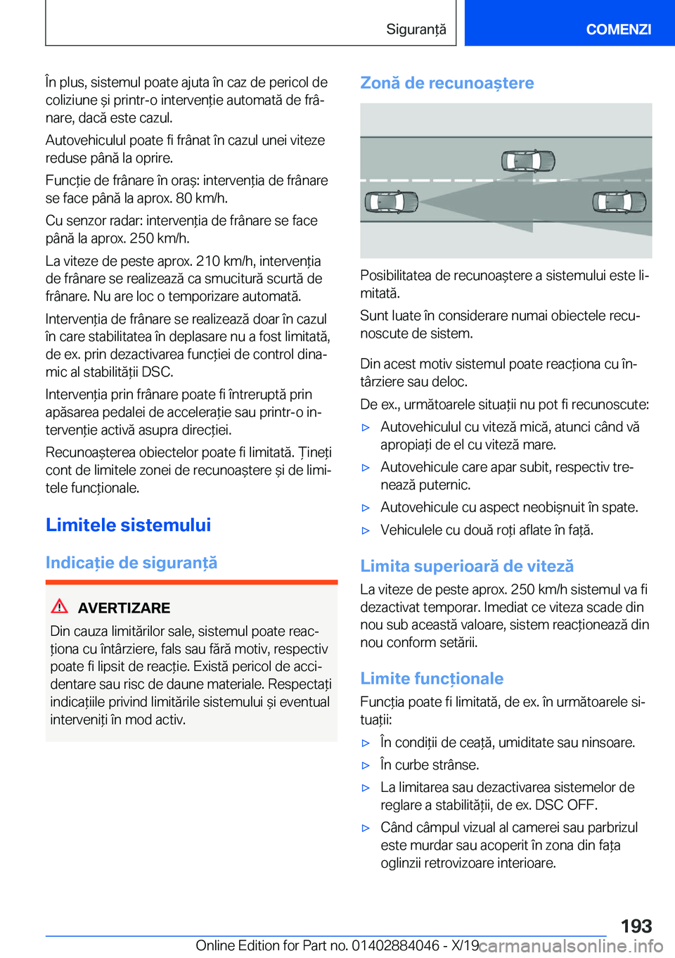 BMW 7 SERIES 2020  Ghiduri De Utilizare (in Romanian) �