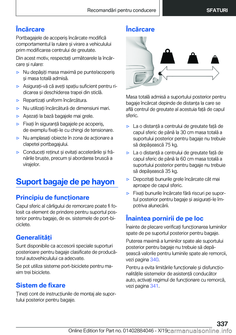 BMW 7 SERIES 2020  Ghiduri De Utilizare (in Romanian) �