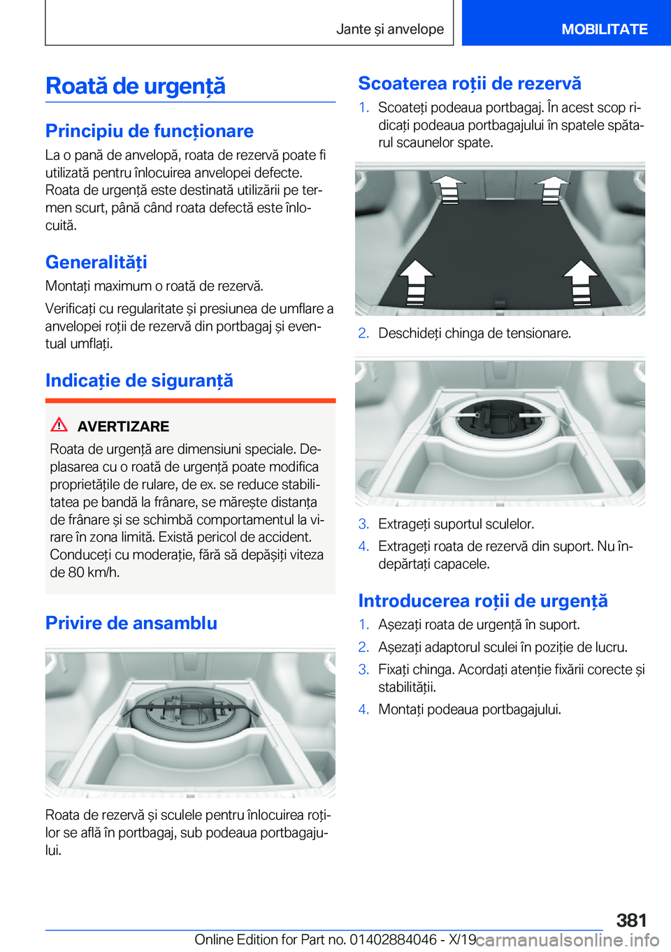 BMW 7 SERIES 2020  Ghiduri De Utilizare (in Romanian) �R�o�a�t�