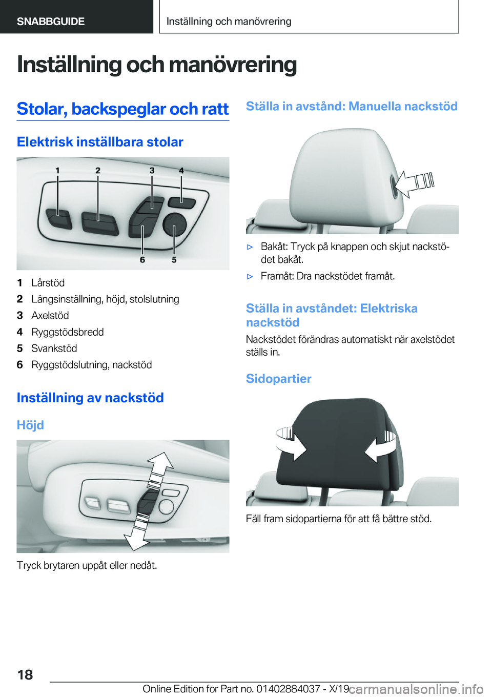BMW 7 SERIES 2020  InstruktionsbÖcker (in Swedish) �I�n�s�t�ä�l�l�n�i�n�g��o�c�h��m�a�n�
