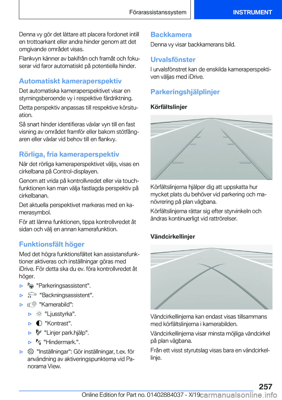 BMW 7 SERIES 2020  InstruktionsbÖcker (in Swedish) �D�e�n�n�a��v�y��g�