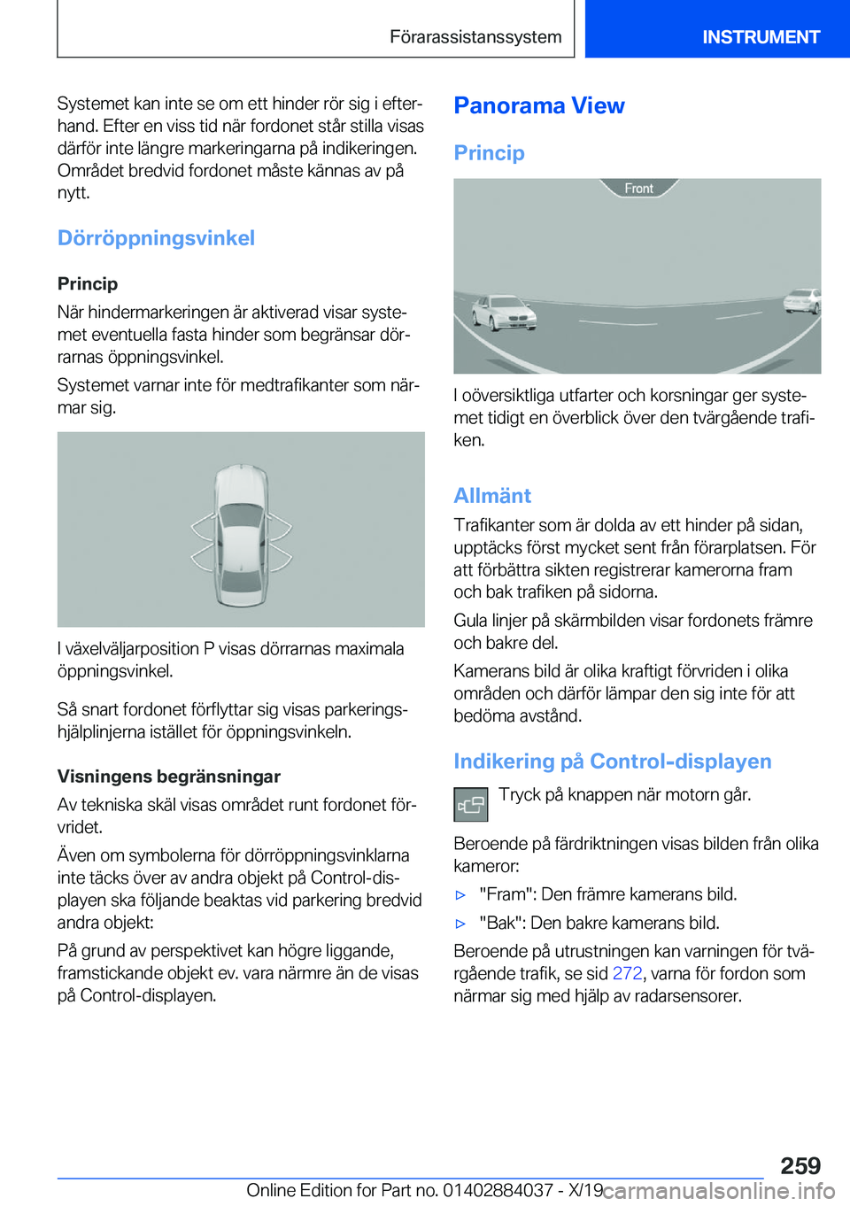 BMW 7 SERIES 2020  InstruktionsbÖcker (in Swedish) �S�y�s�t�e�m�e�t��k�a�n��i�n�t�e��s�e��o�m��e�t�t��h�i�n�d�e�r��r�