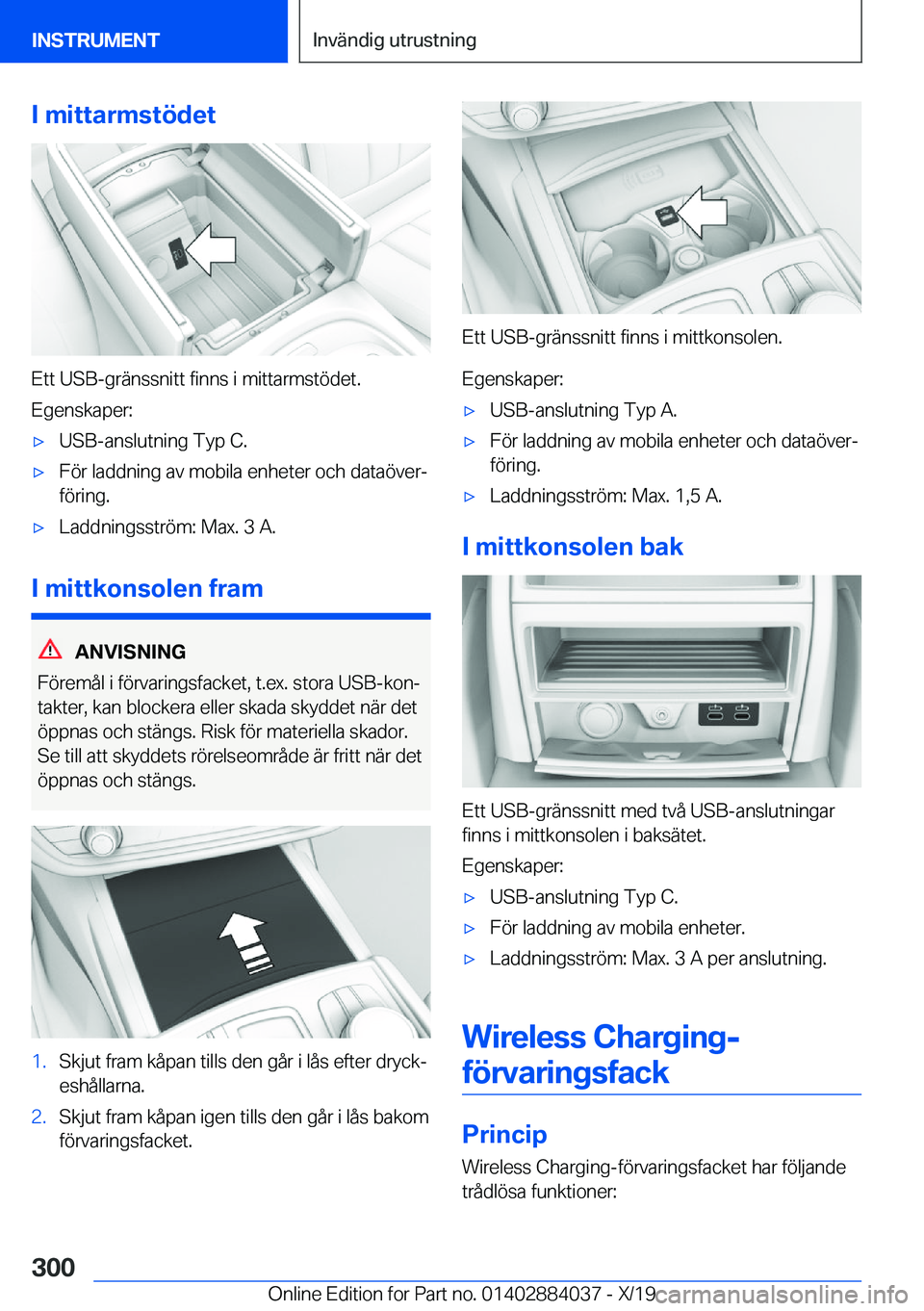 BMW 7 SERIES 2020  InstruktionsbÖcker (in Swedish) �I��m�i�t�t�a�r�m�s�t�