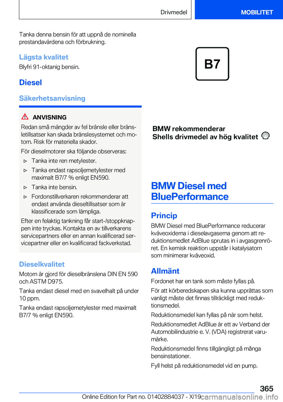 BMW 7 SERIES 2020  InstruktionsbÖcker (in Swedish) �T�a�n�k�a��d�e�n�n�a��b�e�n�s�i�n��f�