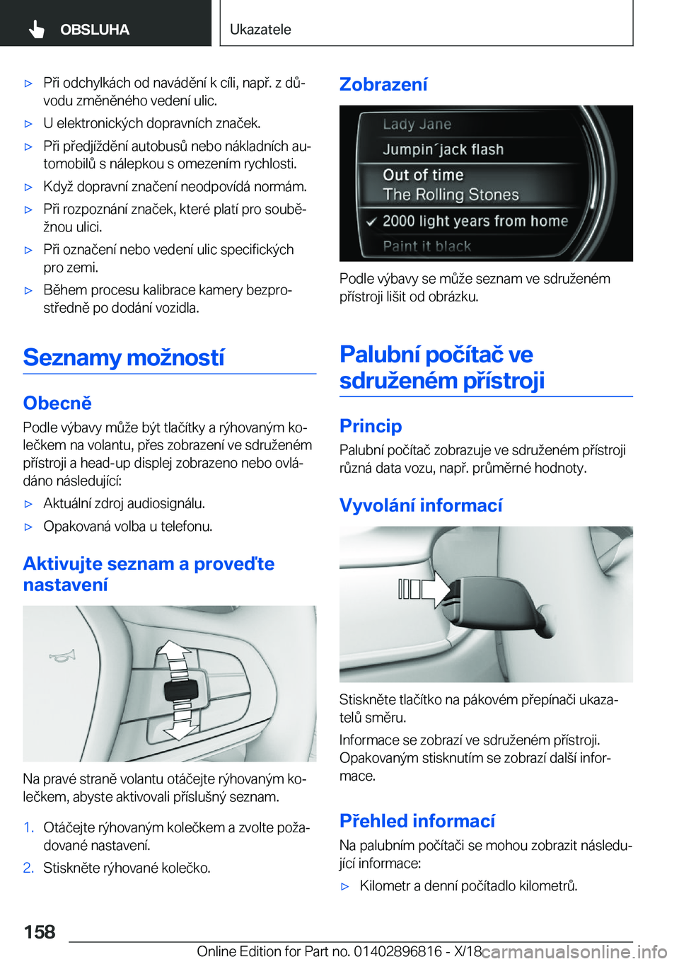 BMW 7 SERIES 2019  Návod na použití (in Czech) 'x�P�i��o�d�c�h�y�l�k�