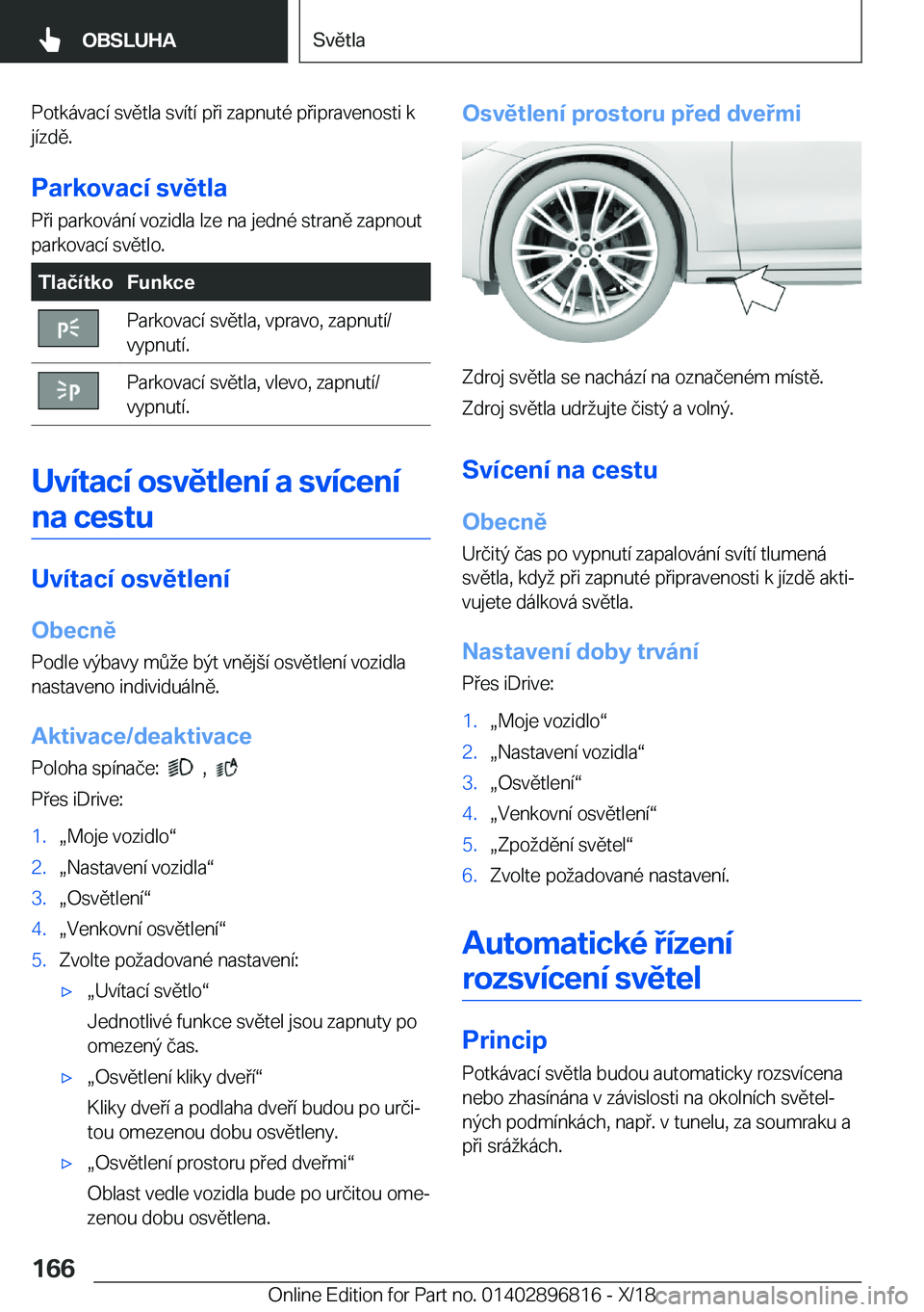 BMW 7 SERIES 2019  Návod na použití (in Czech) �P�o�t�k�