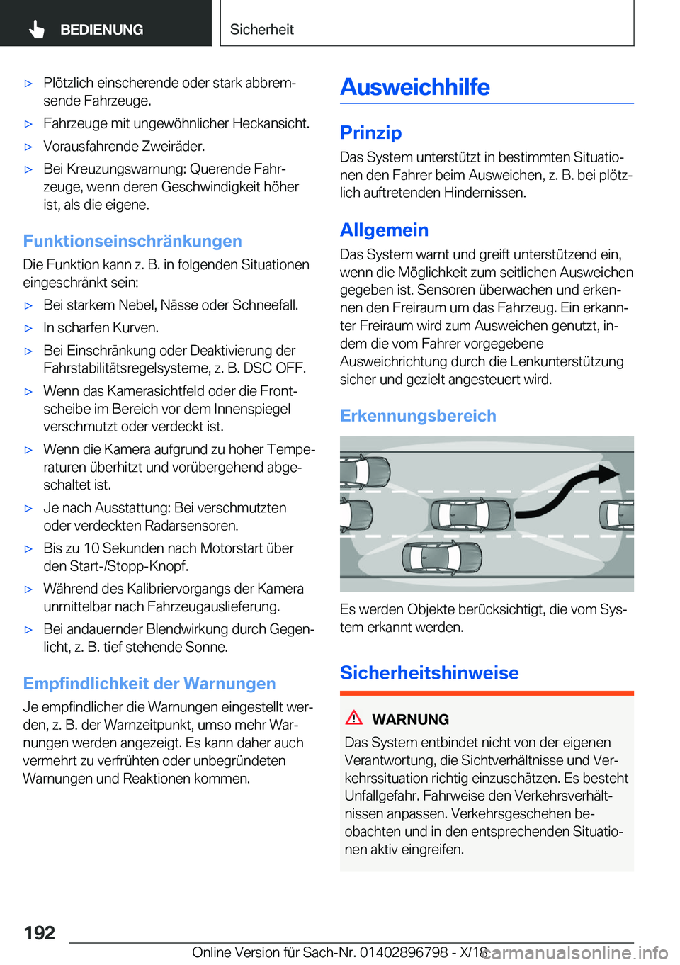 BMW 7 SERIES 2019  Betriebsanleitungen (in German) 'x�P�l�
