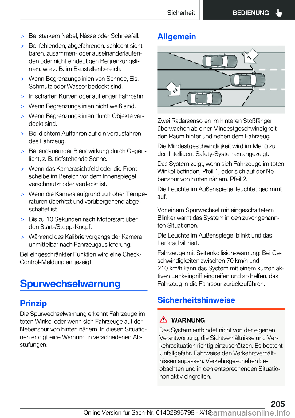 BMW 7 SERIES 2019  Betriebsanleitungen (in German) 'x�B�e�i��s�t�a�r�k�e�m��N�e�b�e�l�,��N�