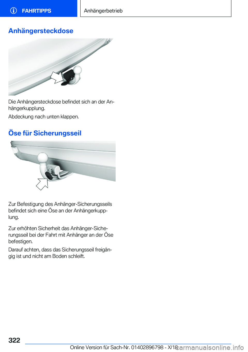 BMW 7 SERIES 2019  Betriebsanleitungen (in German) �A�n�h�