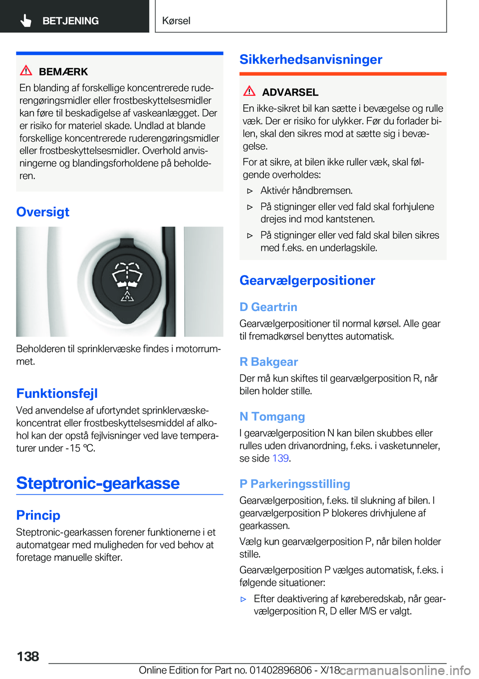 BMW 7 SERIES 2019  InstruktionsbØger (in Danish) �B�E�M�Æ�R�K
�E�n��b�l�a�n�d�i�n�g��a�f��f�o�r�s�k�e�l�l�i�g�e��k�o�n�c�e�n�t�r�e�r�e�d�e��r�u�d�ej �r�e�n�g�