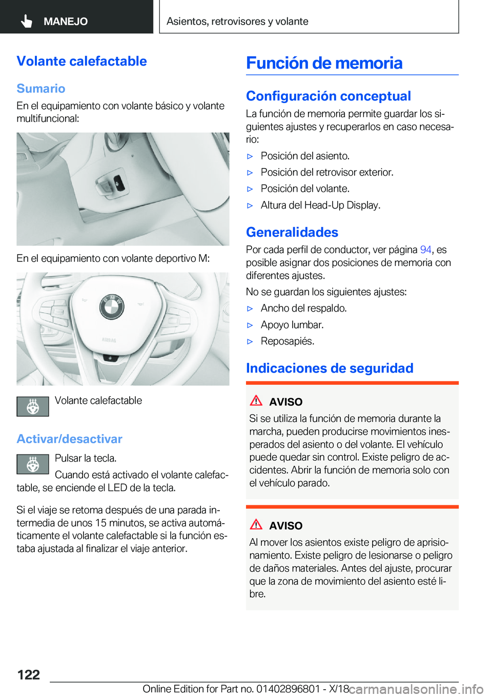 BMW 7 SERIES 2019  Manuales de Empleo (in Spanish) �V�o�l�a�n�t�e��c�a�l�e�f�a�c�t�a�b�l�e�S�u�m�a�r�i�o
�E�n��e�l��e�q�u�i�p�a�m�i�e�n�t�o��c�o�n��v�o�l�a�n�t�e��b�
