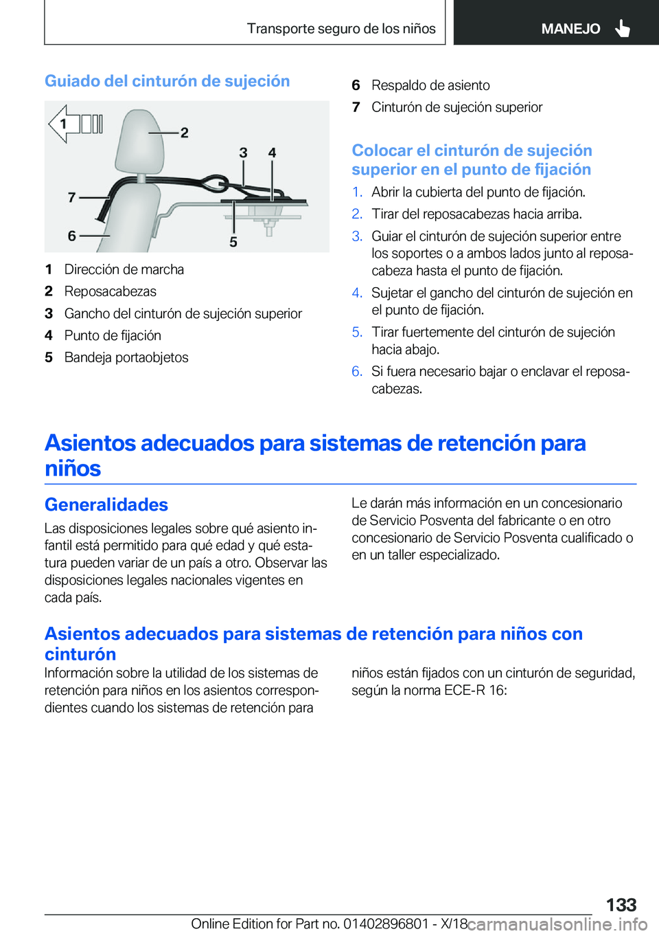 BMW 7 SERIES 2019  Manuales de Empleo (in Spanish) �G�u�i�a�d�o��d�e�l��c�i�n�t�u�r�