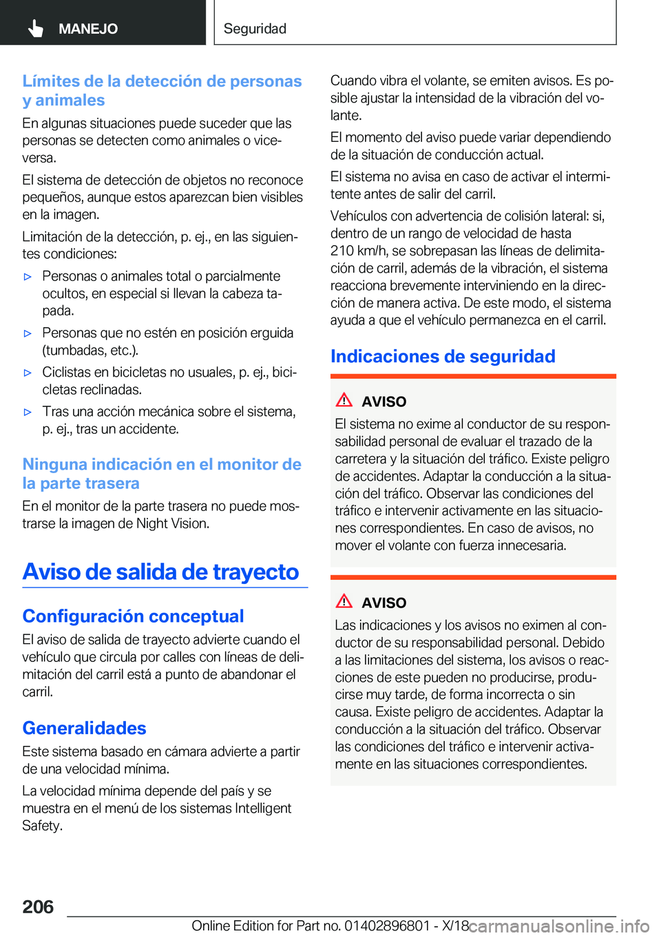 BMW 7 SERIES 2019  Manuales de Empleo (in Spanish) �L�