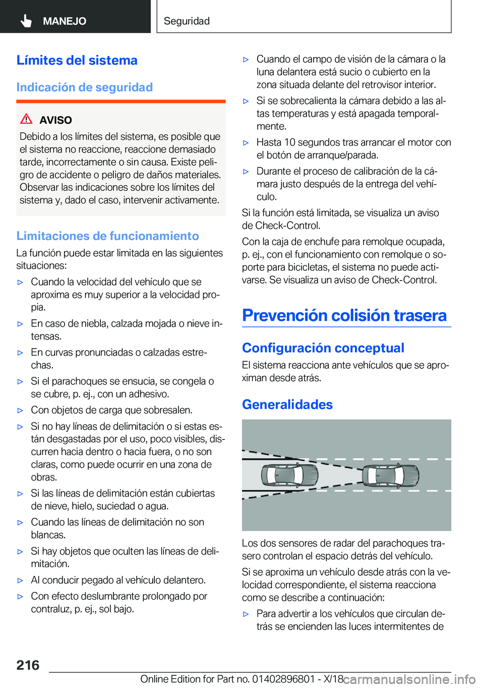 BMW 7 SERIES 2019  Manuales de Empleo (in Spanish) �L�