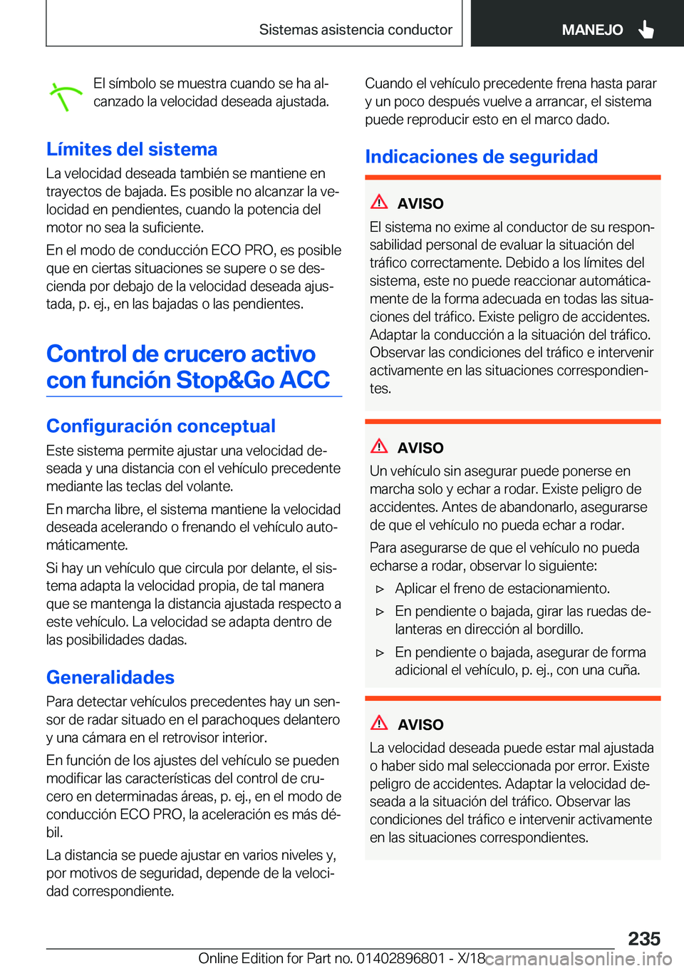 BMW 7 SERIES 2019  Manuales de Empleo (in Spanish) �E�l��s�