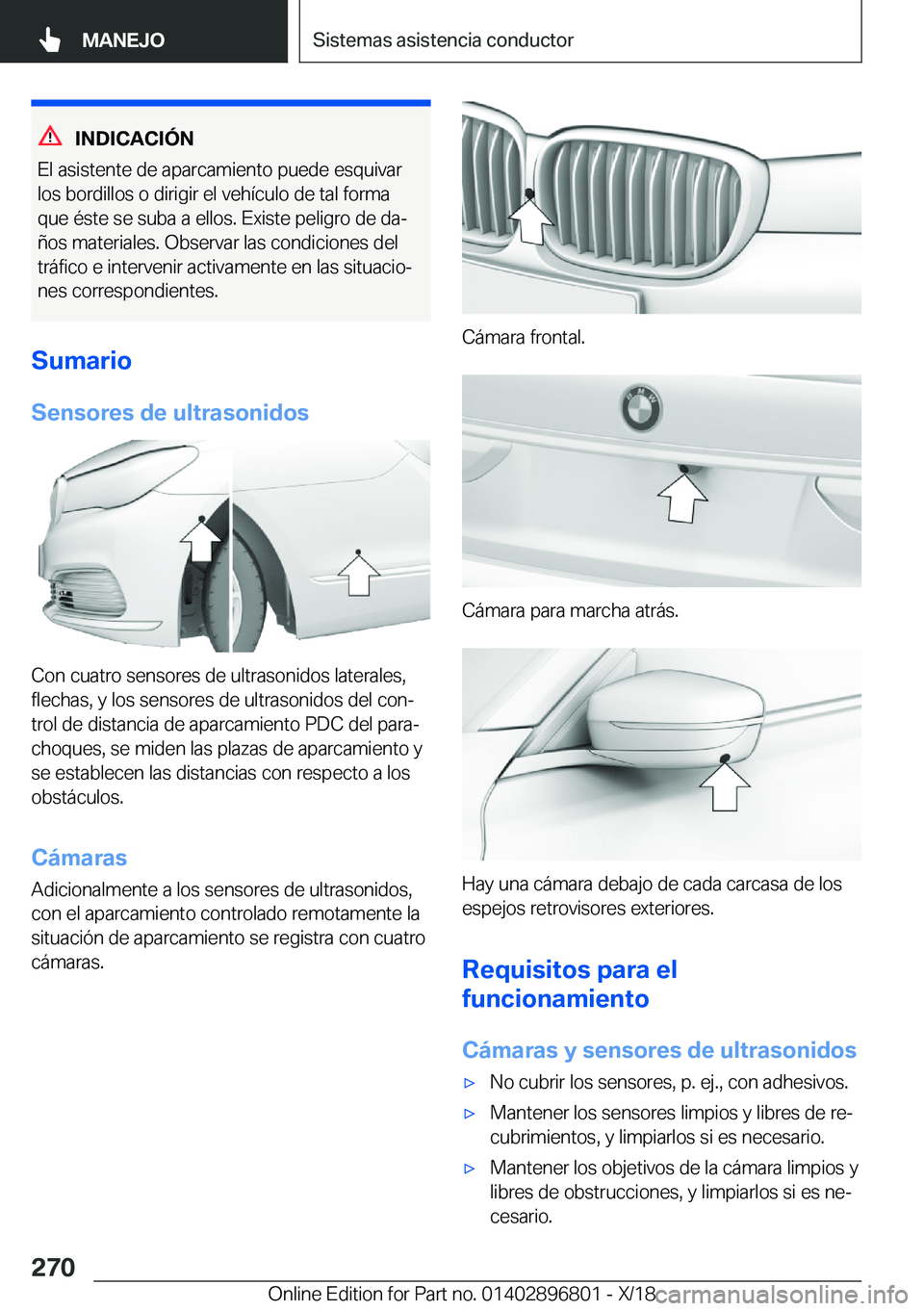 BMW 7 SERIES 2019  Manuales de Empleo (in Spanish) �I�N�D�I�C�A�C�I�