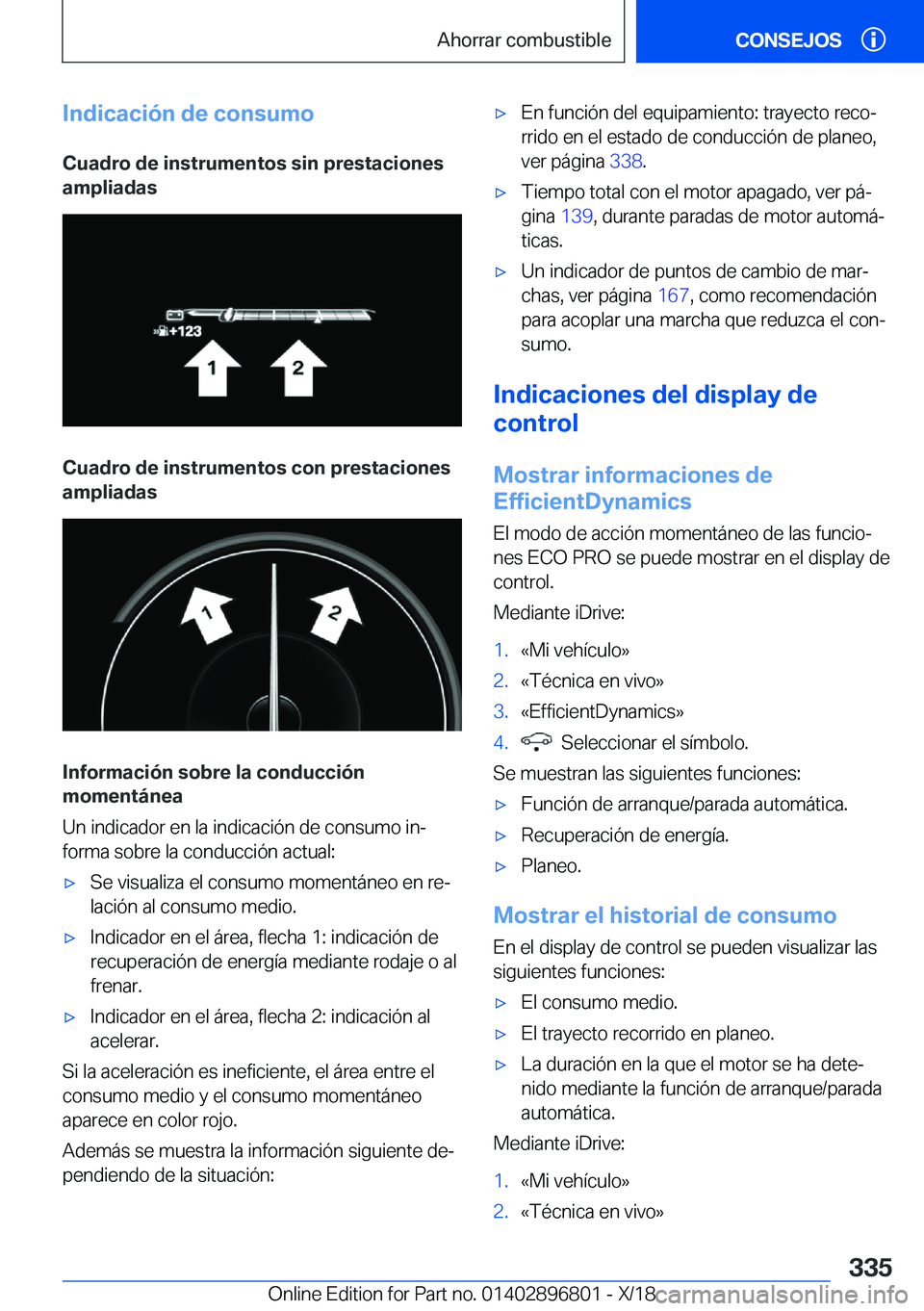 BMW 7 SERIES 2019  Manuales de Empleo (in Spanish) �I�n�d�i�c�a�c�i�