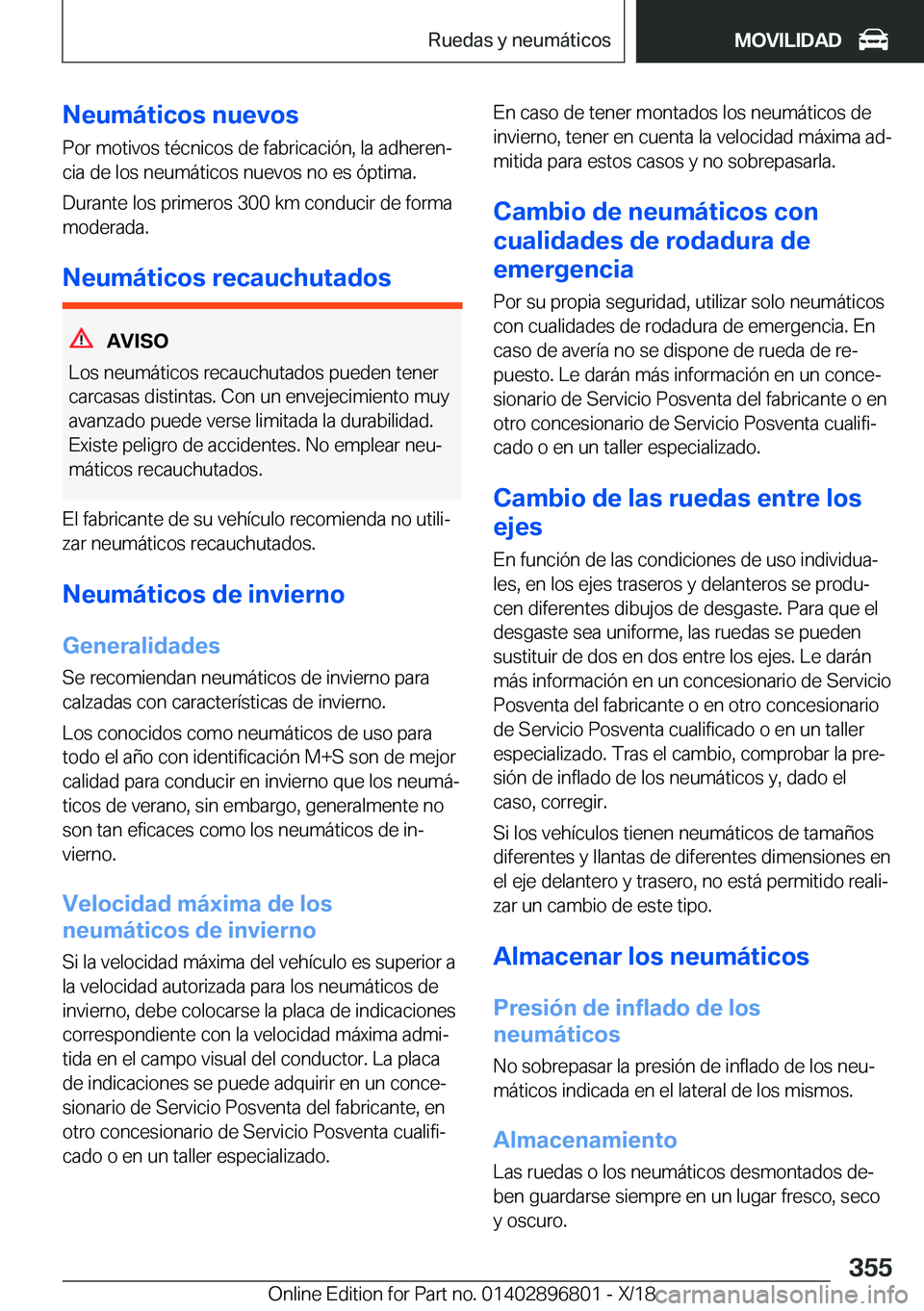 BMW 7 SERIES 2019  Manuales de Empleo (in Spanish) �N�e�u�m�