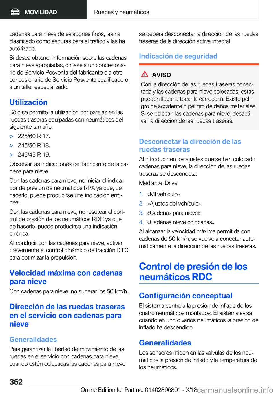 BMW 7 SERIES 2019  Manuales de Empleo (in Spanish) �c�a�d�e�n�a�s��p�a�r�a��n�i�e�v�e��d�e��e�s�l�a�b�o�n�e�s��f�i�n�o�s�,��l�a�s��h�a
�c�l�a�s�i�f�i�c�a�d�o��c�o�m�o��s�e�g�u�r�a�s��p�a�r�a��e�l��t�r�